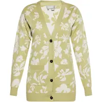 Usha Cardigan vert clair / blanc