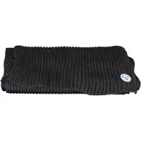 North sails Hommes, Écharpe, Black Cotton Men Scarf, Noir