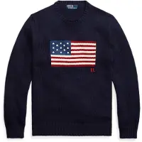 Ralph Lauren Pull-over bleu marine / bleu ciel / grenadine / blanc