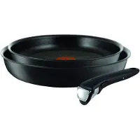 Tefal L7649253 Frypan set Ingenio Ultimate, 3 pieces, Black, Poêle + casserole, Noir