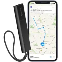 Invoxia GPS Tracker Pro (abonnement d'un an inclus) (Apple Find My, Google Find Hub), Traceur, Noir