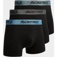 MONTIREX Lot de 3 boxers Trail - Noir, Noir