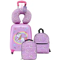 Vevor Valise Enfant 32x23x45 cm Bagage Enfant Fille Garçon