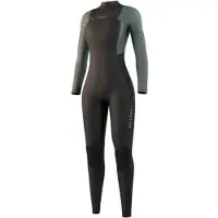 Mystic Star 3/2 Mm Woman Long Sleeve Chest Zip Neoprene Suit Marron S Femme