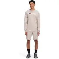 Berghaus Big Logo Long Sleeve T-shirt Beige XL Homme