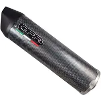 Gpr Exhaust Systems Furore Poppy Suzuki V-strom Dl 650 12-16 Ref:s.181.fupo Homologated Oval Muffler Noir Homologated