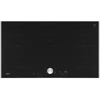 NEFF N 90, Table de cuisson à induction, 90 cm, noir, Avec cadre en applique, T69TTX4L0