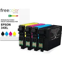 Freecolor K10546F7 Patrone Epson 34XL Multipack BK/C/M/C 30ml+3x11ml remanufactured