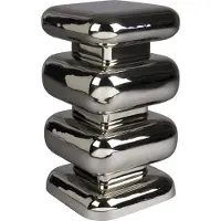 Dutchbone Stool Stubby Chrome (29 x 29 x 49 cm)