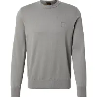 BOSS Pull en coton mélangé avec écusson logo