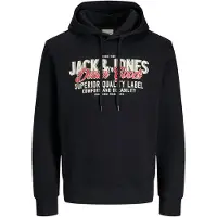 Jack & Jones Sweat-shirt 'Logo' mélange de couleurs / noir