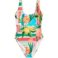 Next Maillot de bain vert foncé / mélange de couleurs