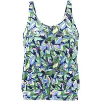 s.Oliver Haut de tankini marine / vert / vert pastel / rose