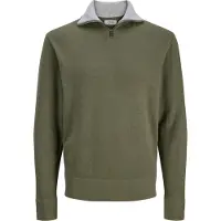 JJ REBEL Pull-over 'JREBBEATON' vert foncé