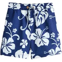 Next Shorts de bain bleu foncé / blanc