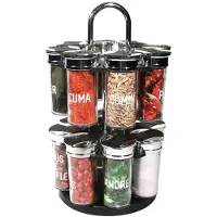 Cook Concept Carrousel À Épices Pots En Verre 16 Pots
