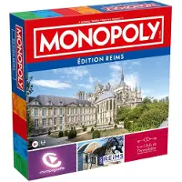 Winning Moves MONOPOLY Reims – Jeu de société – GEWINNZÜGE – De 2 à 6 joueurs – À partir de 8 ans