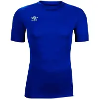 Umbro Basela Crew Core Short Sleeve Base Layer Bleu M Homme
