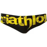 Turbo Triathlon Basic Swimming Brief Jaune,Noir 5XL Homme