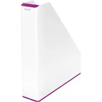 Leitz Porte-revues WOW Duo Color , blanc/violet