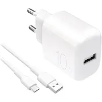 Puro Kit d’alimentation : chargeur quotidien 1 port USB-A + câble USB-A à USB-C