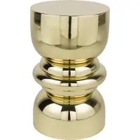 Housecraft living Side Table Kinga Gold (29.50 x 29.50 x 48 cm)
