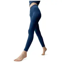 Born Living Yoga India High Waist Leggings Bleu XS Femme