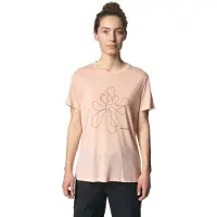Houdini Tree Message Short Sleeve T-shirt Rose XS Femme