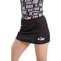 Lok Sticker Storm Skirt Noir XL Femme