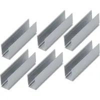 Paulmann Plug & Shine LED Strip Profil Blanc chaud Lot de 6 Clips