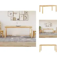 vidaXL Table de salle à manger Corona 180x90x75 cm pin massif