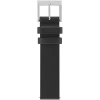 Mondaine Genuine Leather Quick Release Strap Noir 16 mm