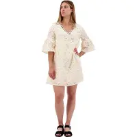 Pepe Jeans Padma Long Sleeve Dress Beige XS Femme