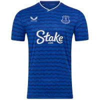 Castore Everton Fc 25/26 Replica Home Short Sleeve T-shirt Bleu S Homme