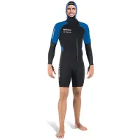 Mares 2nd Skin 1.5 Mm Long Sleeve Shorty Noir L Homme