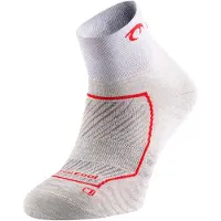 Lurbel Chaussettes Race Three Gris Glace Rouge, Taille S
