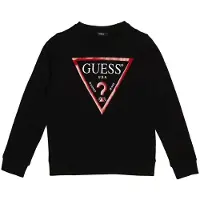 GUESS Sweat grenadine / noir / blanc