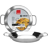 Ibili Premier Stainless Steel Paella Pan 34 Cm Argenté