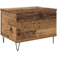 vidaXL Table basse en vieux bois 60 x 44,5 x 45 cm Bois composite