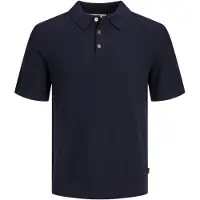 Jack & Jones Sandri Knit Polo Bleu - Grand M