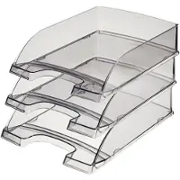 Leitz 52262092 bac de rangement de bureau Plastique Transparent