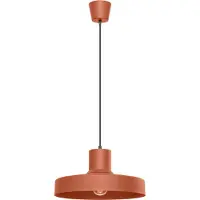 Sollux Lampe suspendue BILO rouge ocre 1xE27 15W acier 120x35x35cm