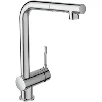 Ideal standard Mitigeur évier - CERALOOK - bec haut avec tube orientable - douchette extractible 1J - Standard