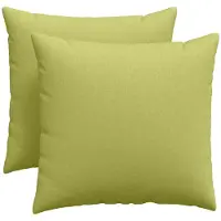 vidaXL Coussins de canapé 2 pcs Vert clair 50 x 50 cm tissu
