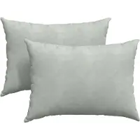 vidaXL Coussins de canapé 2 pcs Gris clair 70 x 50 cm
