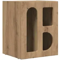 vidaXL Table de chevet Chêne artisanal 40 x 35 x 50 cm