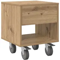 vidaXL Table de chevet Chêne artisanal 40,5 x 40 x 48 cm