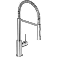 Ideal standard Robinet de cuisine Ceralook Semi-Professional avec douchette 2 fonctions, saillie 215mm BC302AA Chrome
