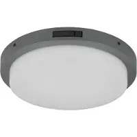 TRIO Plafonnier Bermejo rond anthracite