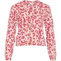 Vila Cardigan 'VIMayas' rose / blanc naturel